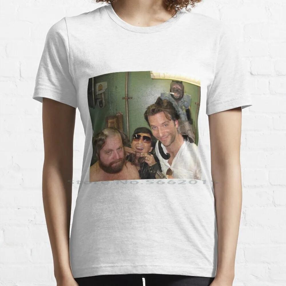 / Hangover Poster Poster T Shirt 100% Cotton Funny The Hangover Party Drunk Movie Beer Drinking Bradley Cooper Comedy Short