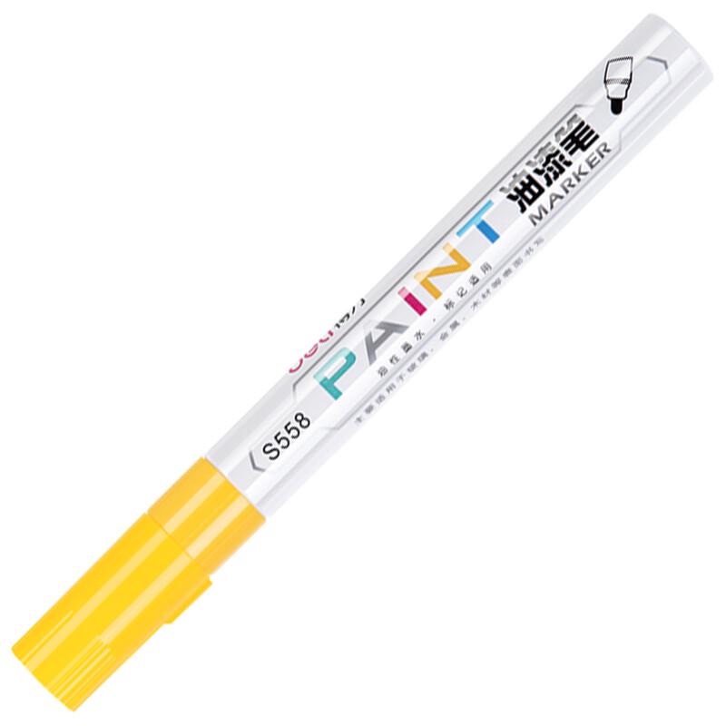 Deli 10-Pack Permanent Oil-Based Paint Marker Pens