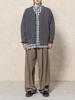 Begin202 High Twist Cotton Cardigan [Gray]