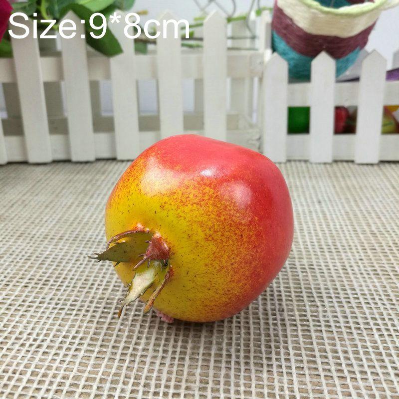 

2 шт. искусственные фрукты пластиковые яблоко имитация винограда поддельный лимон для свадьбы домашний сад кухня декор праздничные принадлежности для вечеринок