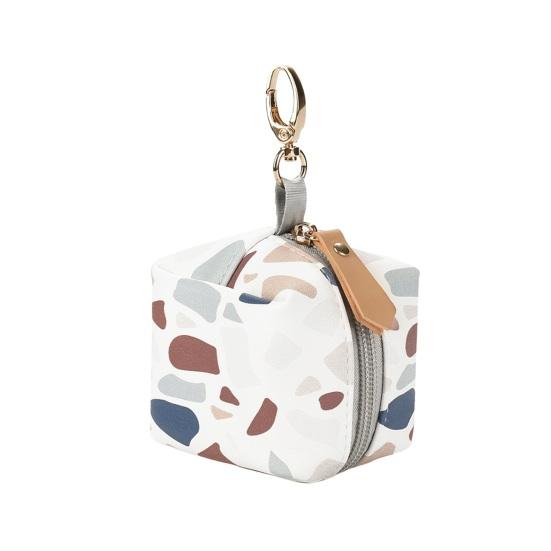 Wodoodporne etui na smoczek, torba do przechowywania smoczków dla niemowląt, mieści 2 smoczki, przenośna saszetka na smoczek z klipsem do wózka, plecaka, paska