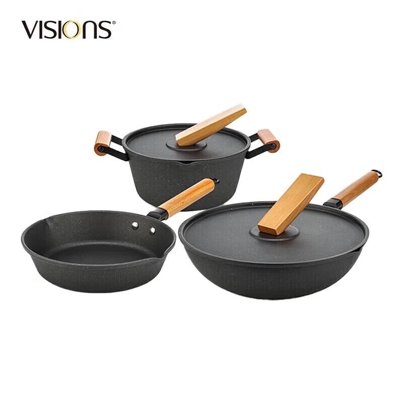 Corning VISIONS Fine Iron Non-stick Cookware Set