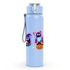 1PC Colorful Halloween Ghost Cartoon Print 750ml Color Plastic Sports Water Bottle Leakproof Flip Straw Lid Suitable for Sports Office Home Use