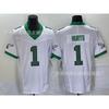 Philadelphia Eagles NFL Jersey 1 Jalen Hurts Green Embroidered Football Shirt Men