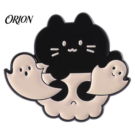 Long-lasting Brooch Black Cat Themed Brooch, Anti-Rust Lightweight Lapel Pin, Cartoon Jewelry Accessories for Clothing Bag Decoration Party