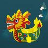 Cartoon Dragon Boat Handcraft Non Woven Fabric Dragon Boat DIY Ornament  Dragon Boat Festival