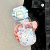 Summer water cup girls high value water cup light luxury high-end plastic cup double drink large capacity straw cup