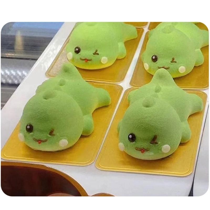 Statua Dinozaura Silikonowe Formy do Czekolady Formy do Ciasta Formy do Fondantu Formy 3D Dinozaur Formy do Świec do Żywicy Epoksydowej Świeca Mydło