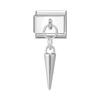 Fashion Heart Lips Bow Knot Feet Fishbone Pendant Italian Charm Link Fit 9mm Stainless Steel Bracelet DIY Making Men Women Gifts
