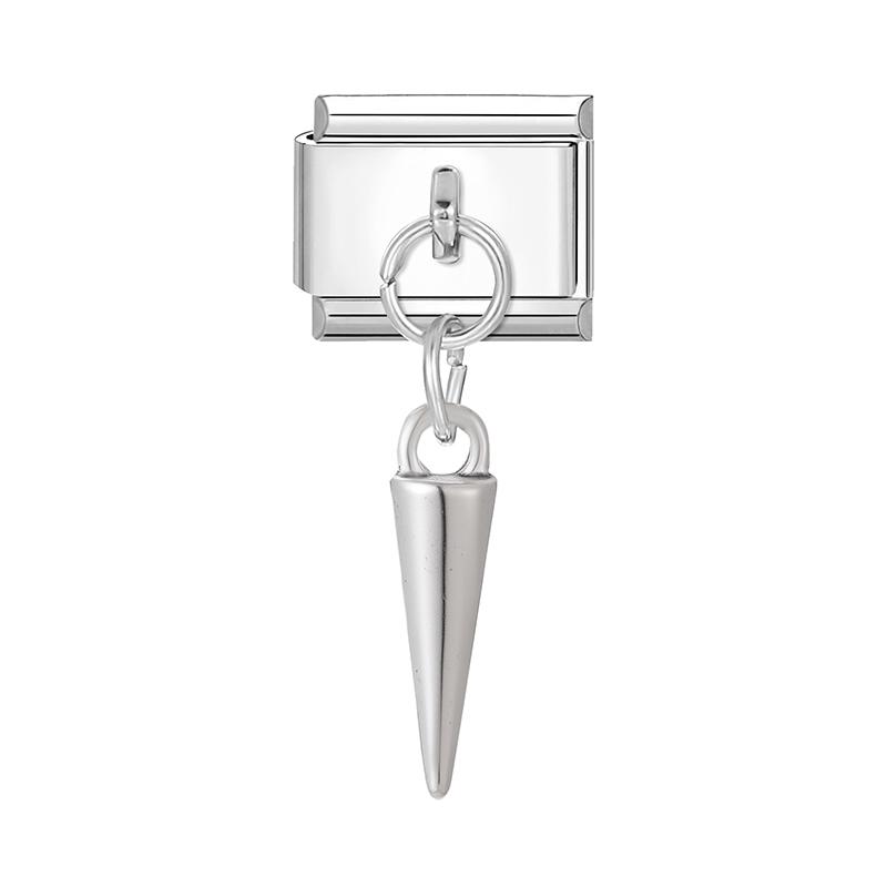 Fashion Heart Lips Bow Knot Feet Fishbone Pendant Italian Charm Link Fit 9mm Stainless Steel Bracelet DIY Making Men Women Gifts
