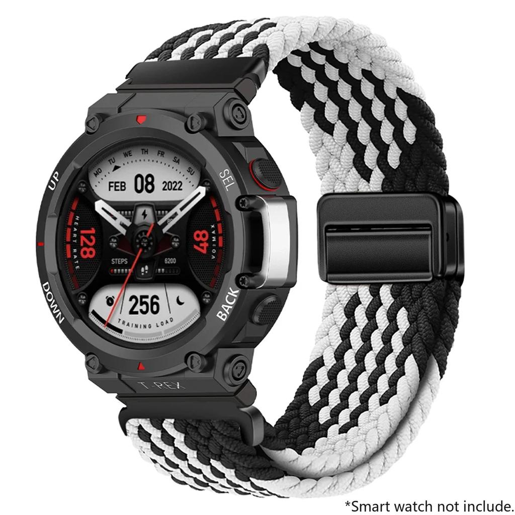 New Braided Loop Strap For Huami Amazfit T-Rex 2 3 Band Smart Watch Nylon Elastic Belts For Huami Amazfit T-Rex T RexPro Correa