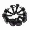 10 Pcs/set Universal Car Auto 4.8x19mm Self-Tapping Screws Captive Loose Washer 8mm Hex Head