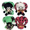 Green Black Pierrot Harlequin Circus Plush Doll Soft Stuffed Toy Collectible Gift For Anime Game Fans