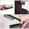 2 Pcs Wide Tooth Hair Detangling Comb, Large Wide Tooth Comb for Curly Hair, Styling Combs for Wet Dry Hairs, Black Care Hairs Combs for Women