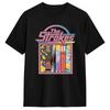 The Strokes Band 100% Baumwolle T-Shirt Für Unisex Sommer Ästhetische T-Shirts Rundhals Freizeit T-Shirts Übergroße Print Tops