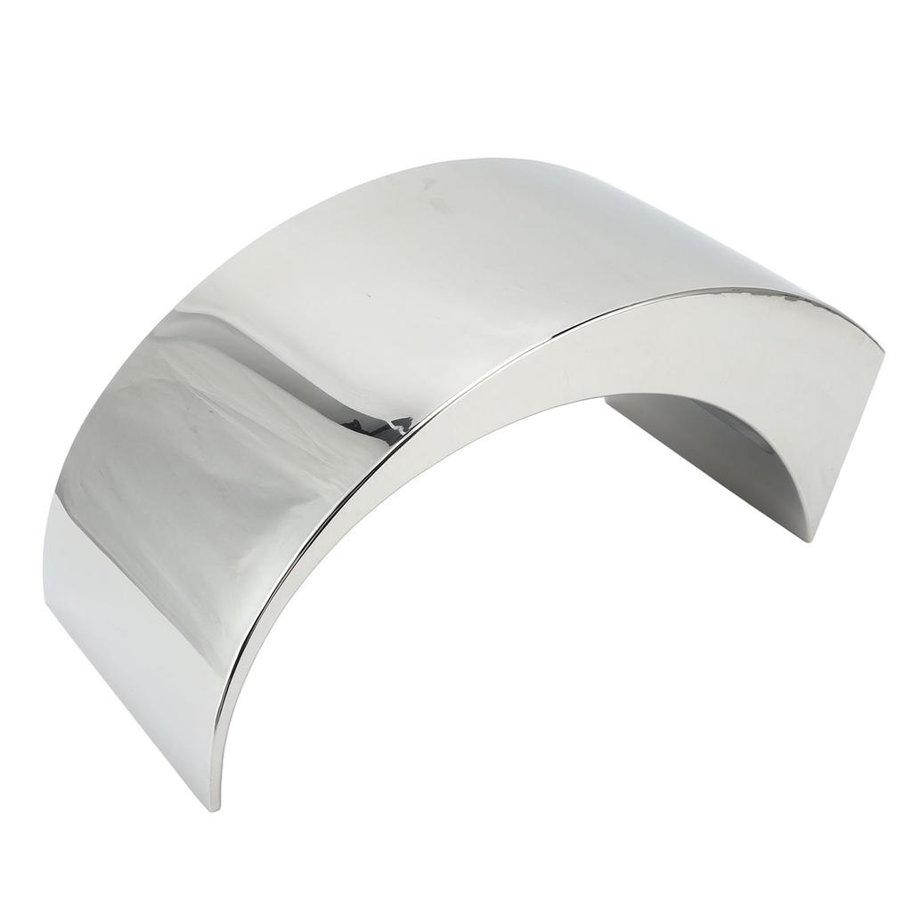 G1 1/2 Female Thread Swimming Pool Waterfall Outlet Rounded Arc Design Stainless Steel Pool Water