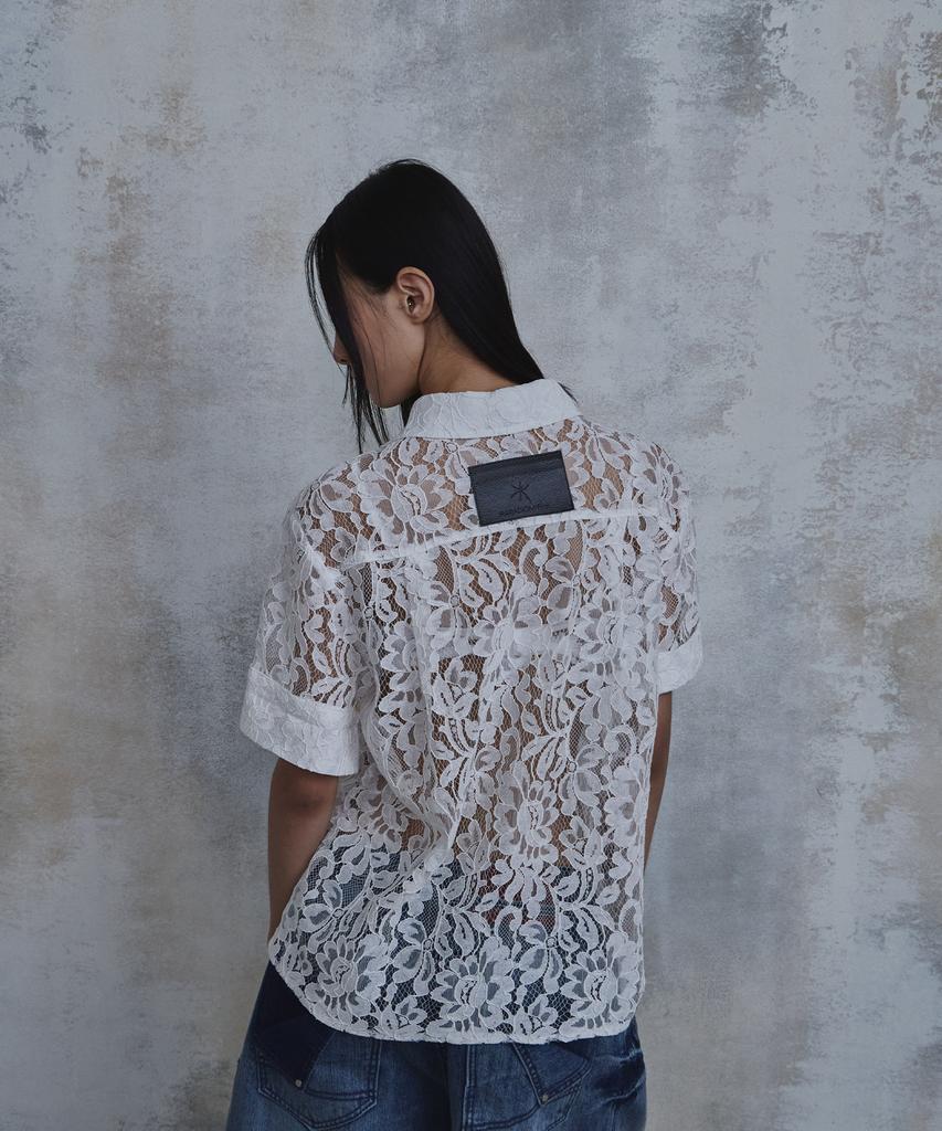 PARADIGMFILM [Ep.02] Lace Crop Half Shirt (Ivory)