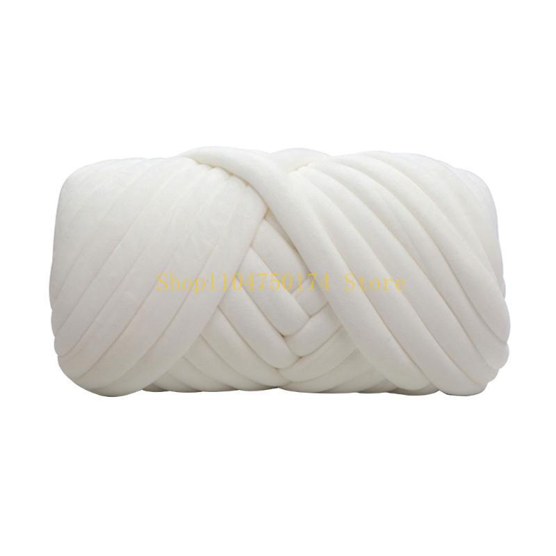 Chunky Tube Yarn for Knitting Soft and Plush Crystal Braid Cotton Thread top sale