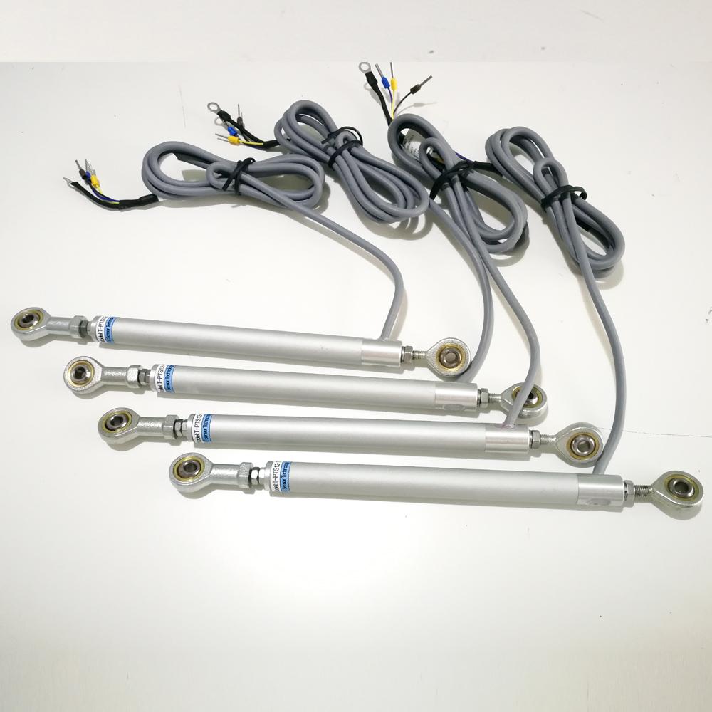 50mm 75mm 100mm 150mm 200mm LVDT Sensor Linear Position Travel Sensor with Eye rodT-PTS12