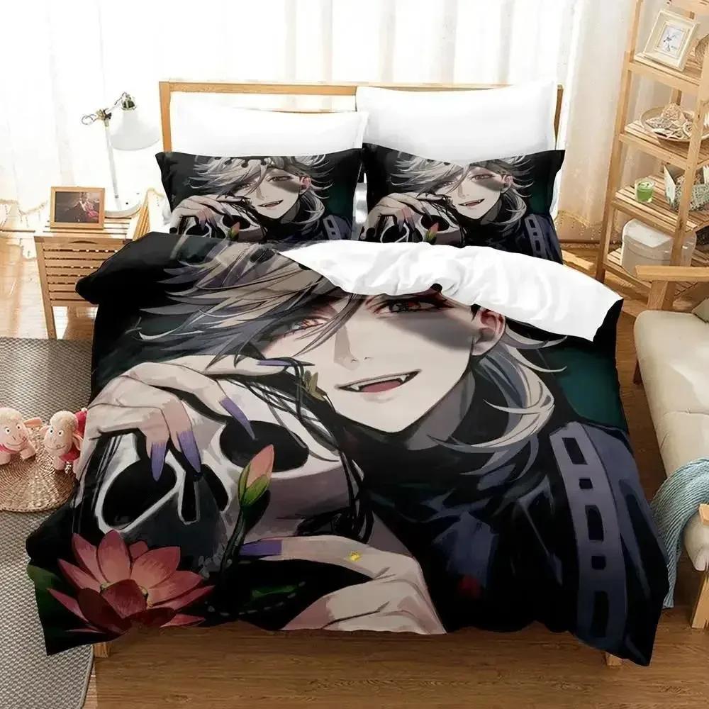 Nytt Doma Sängklädesset Enkelt Twin Full Queen King Size Sängset Vuxen Barn Sovrum Påslakanset 3D Tryck Anime Lakan Set