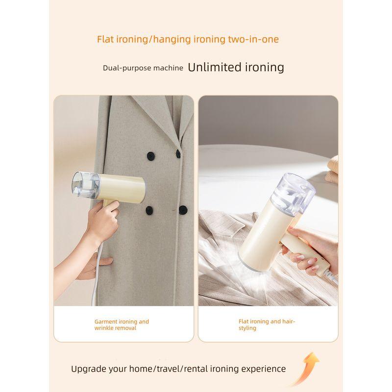 Oaks Travel Portable Ironing Machine Mini Small Handheld Travel Folding Iron for Dormitory Use