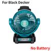 NEW Power Tool Fan For Bosch For Makita For Milwaukee For Dewalt For Black&Decker 14.4V 18V 20V Li-ion Battery Fan DCB200 DCB205