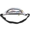Men Women Waist Bag Diamond-shaped Colorful Laser Sports Multi-layer Outdoor PU Waist Bag Bright Leather Waist Bag Men's and Women's Chest Bag