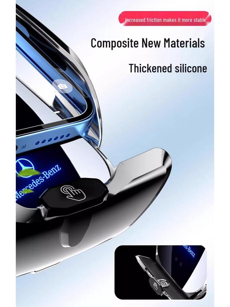 ZhiCheng Wireless Charging Phone Holder for Mercedes-Benz C-Class/GLC