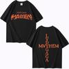 Lady Gaga Mayhem New Album T Shirt Men Women Oversized 100% Cotton Cool Hot Sale Short Sleeve Summer Print Unisex Plus Size Tops