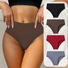 4PCS Women's Panties High Waist Underwear Breathable Cotton Briefs Sexy Women Underpants Soft Panty Plus Size Female Lingerie