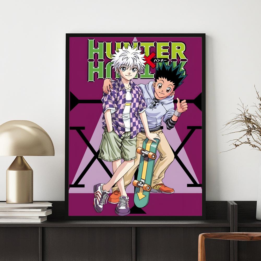 Stylish Hhunterxhunterful Poster Waterproof Self-Stick | Durable Decor | Ideal For Bedroom, Kitchen & Entryway