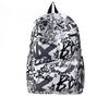 Schoolbag New Korean Style INS High Aesthetic Trendy Personalized Graffiti Backpack for Middle and High School Students Lightweight Large Capacity 