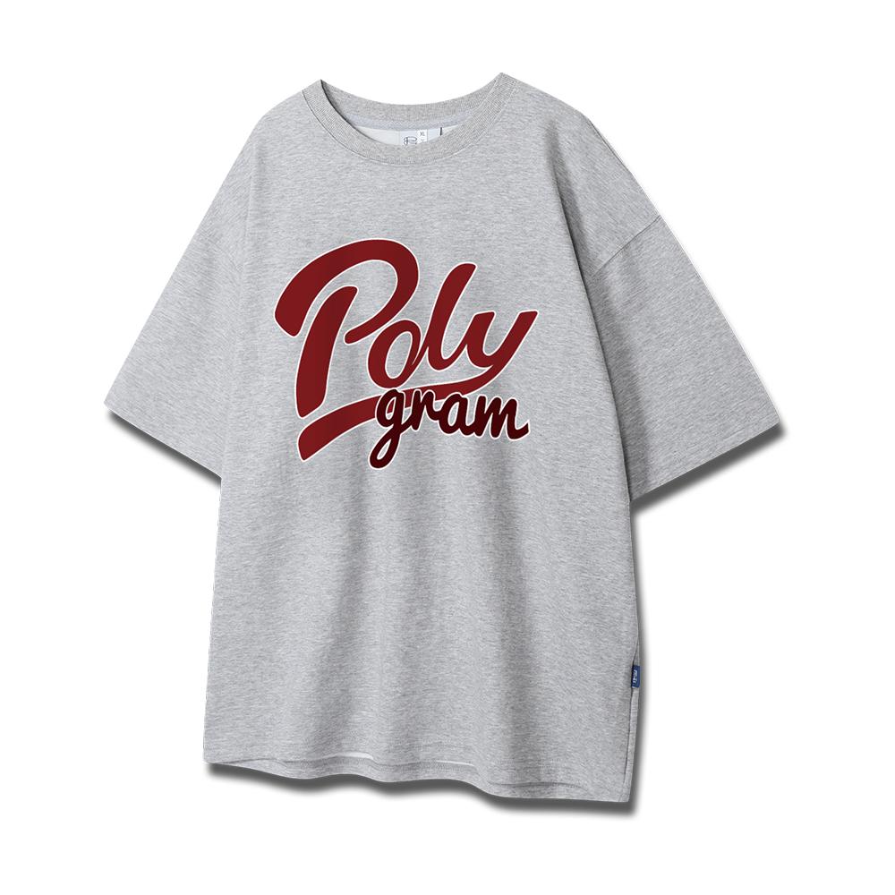 POLYGRAM Poly Double-Sided Oversized Short Sleeve T-Shirt
