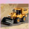 Childrens Bulldozer Model With Alloy Scoop And Inertia Drive For Kids Play And Handeye Coordination Development