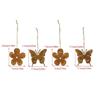 Metal Animal Yard Decors Garden Art Rust Animals for Outside Decorations