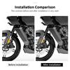 New Motorcycle Extended 265mm Mudguard ABS Mud Guard Kit Front Fender For Pan America 1250 Special PA1250 S PA1250S 2021-2024
