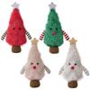 Cute Handmade Christmas Tree Decoration Soft Decorative Christmas Creative Cartoon Xmas Desktop Ornament Christmas Day