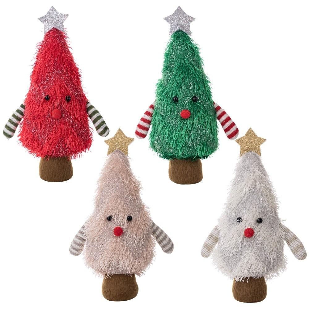 Cute Handmade Christmas Tree Decoration Soft Decorative Christmas Creative Cartoon Xmas Desktop Ornament Christmas Day