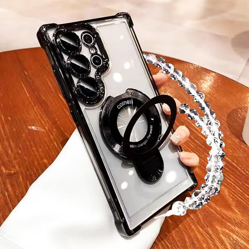 New Magsafe Magnetic Holde Bracelet Case for Infinix Note 50 40 Note50 50X 50S Hot 50 40 Pro Plus Pro+ 50i 40i Shockproof Cover