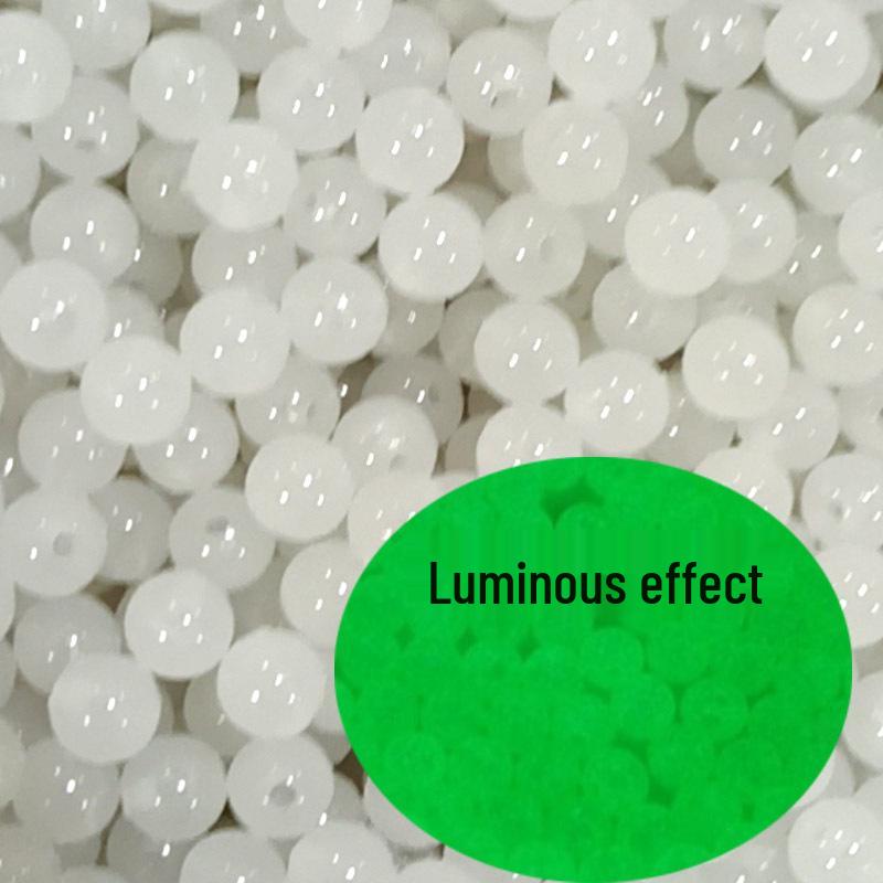 Bunte leuchtende Harzperlen für Angelzubehör & Schmuck - Fluoreszierende Halskettenhaken & Zubehör