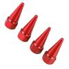 Emsoulnioi Air Valve Cap Stem Extension Wheel Tire Extender Adapter Car Truck Chrome Plated