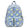 Schoolbag Little Star Printed Backpack Female Korean Version Middle and High School Student Leisure Schoolbag Fresh and Sweet Campus Commuter
