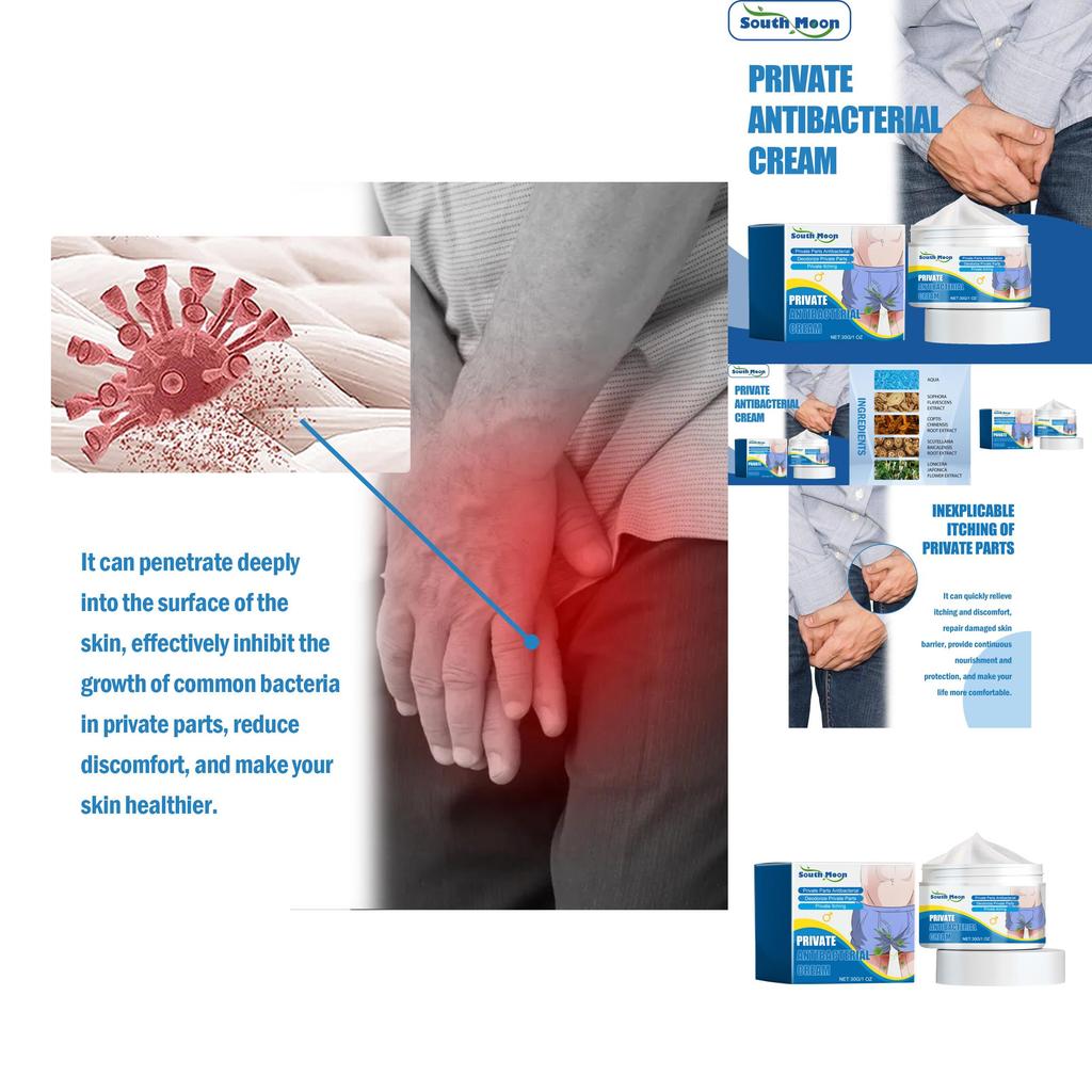 South Moon Men's Anti-itch Cream Soothing Moisturizing Skin Relief For Irritation