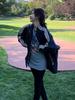 Women's Retro Stand-Up Collar Color Block Padded Baseball Jacket - Fall/Winter 2024