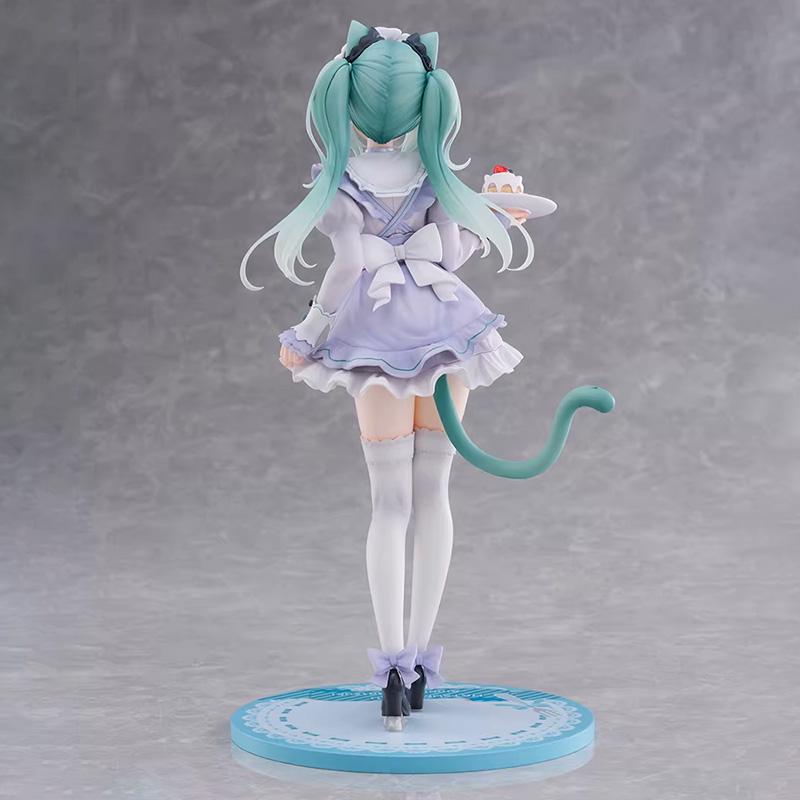 Genuine Vocaloid Hatsune Miku Cute Action Figure Model Garage Kit Anime Peripheral Desktop Ornament Birthday Gift