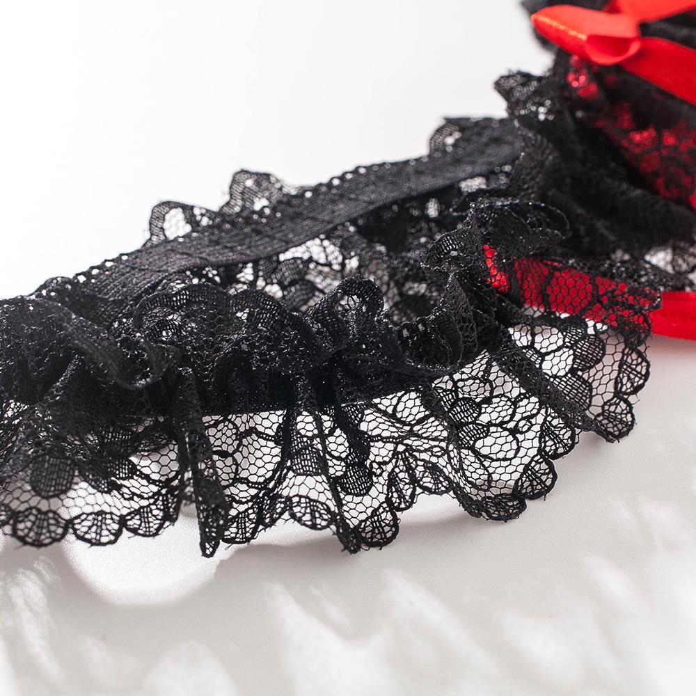 Damen Sexy Spitze Perlen Tanga - Übergröße Versuchung T-Slips