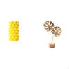 Porcelain Flower Vase And Metal Sculpture Creative Tabletop Ornament for Living Room Party Home