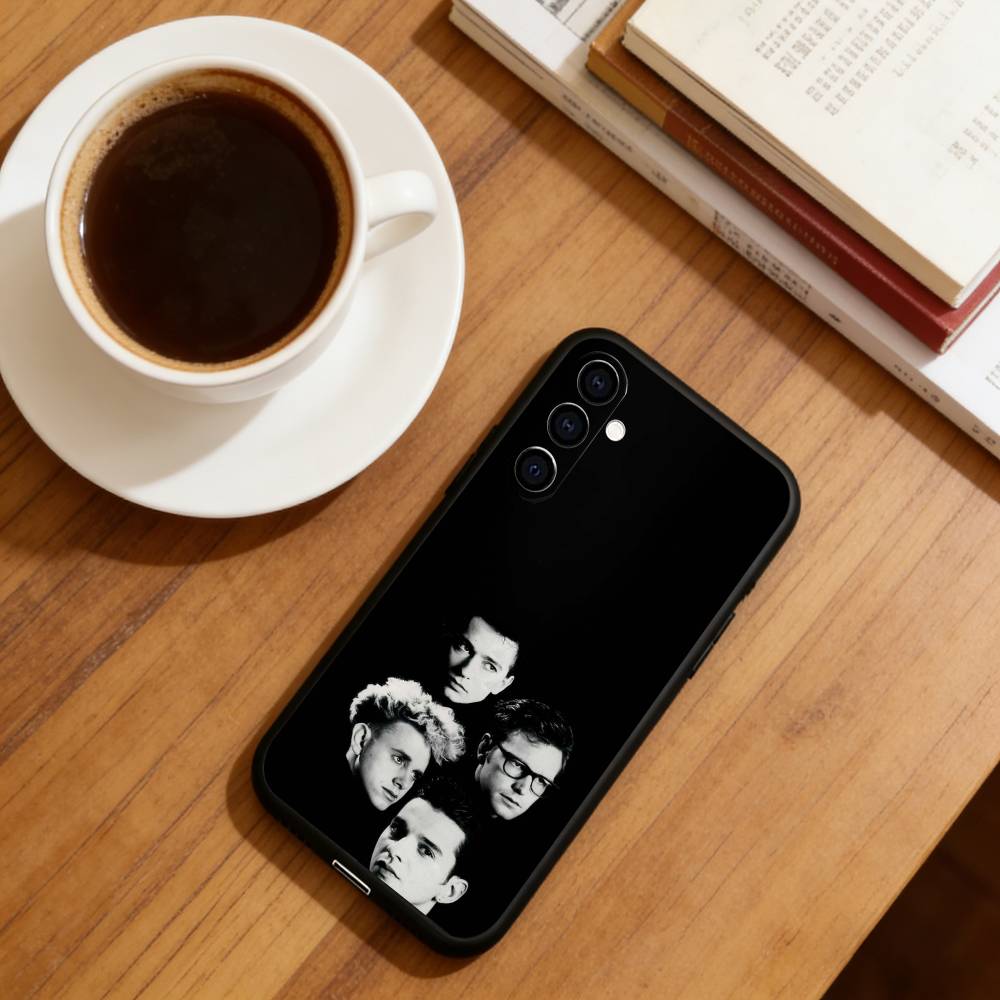 D-Depeche Mode Phone Case For Samsung Galaxy A73,A72,A71,A70,A53,A52,A51,Soft Silicone Black Cover