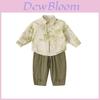 Chinese Style Kids Suit With Cotton Fabric For Spring Autumn Boys Ages 3 To 8