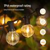 Світлодіодні гірлянди G40 у формі кулі для зовнішнього кемпінгового намету та декору нічного ринку, 220В